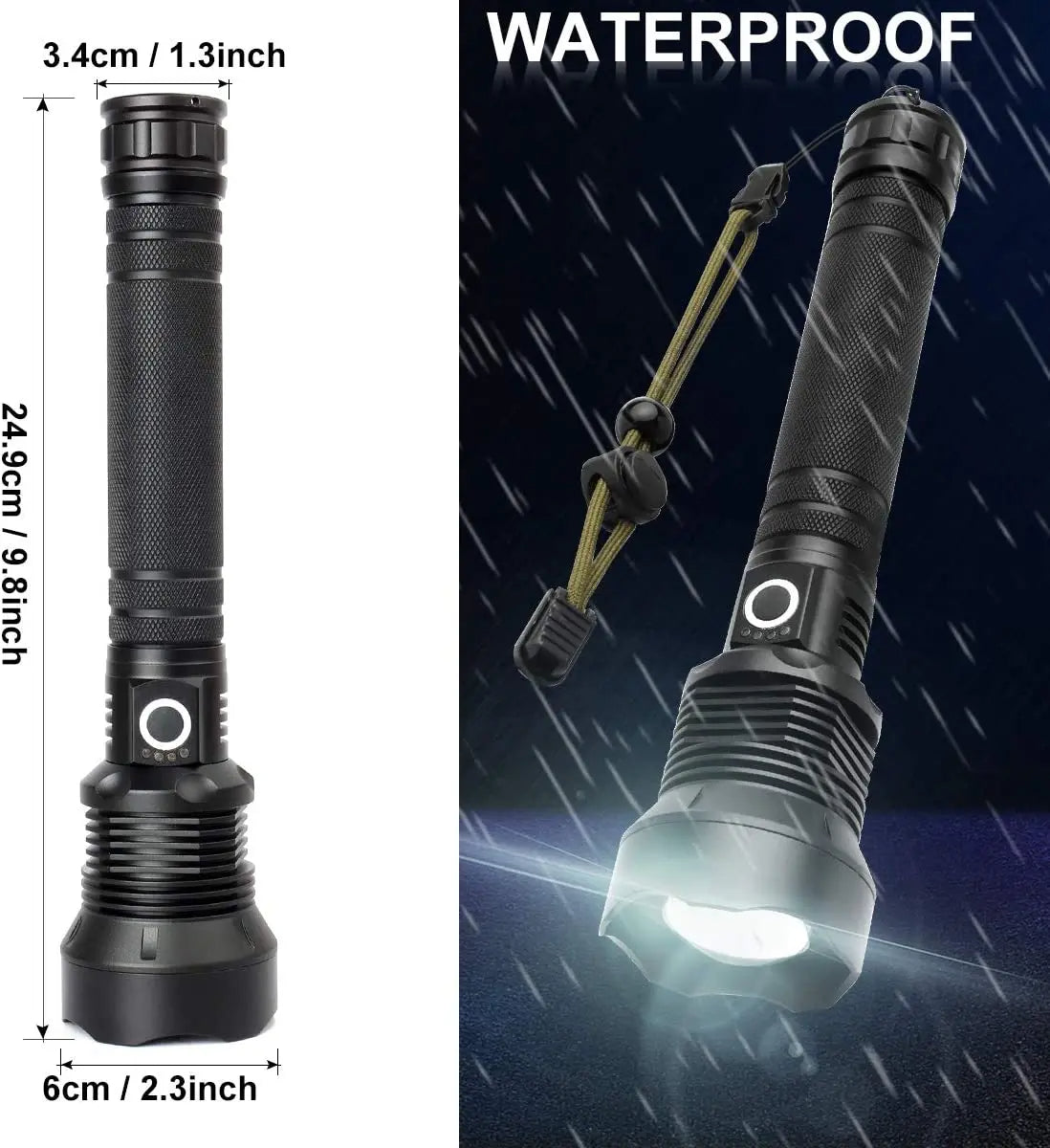Lampe de poche مصباح يدوي تكتيكي