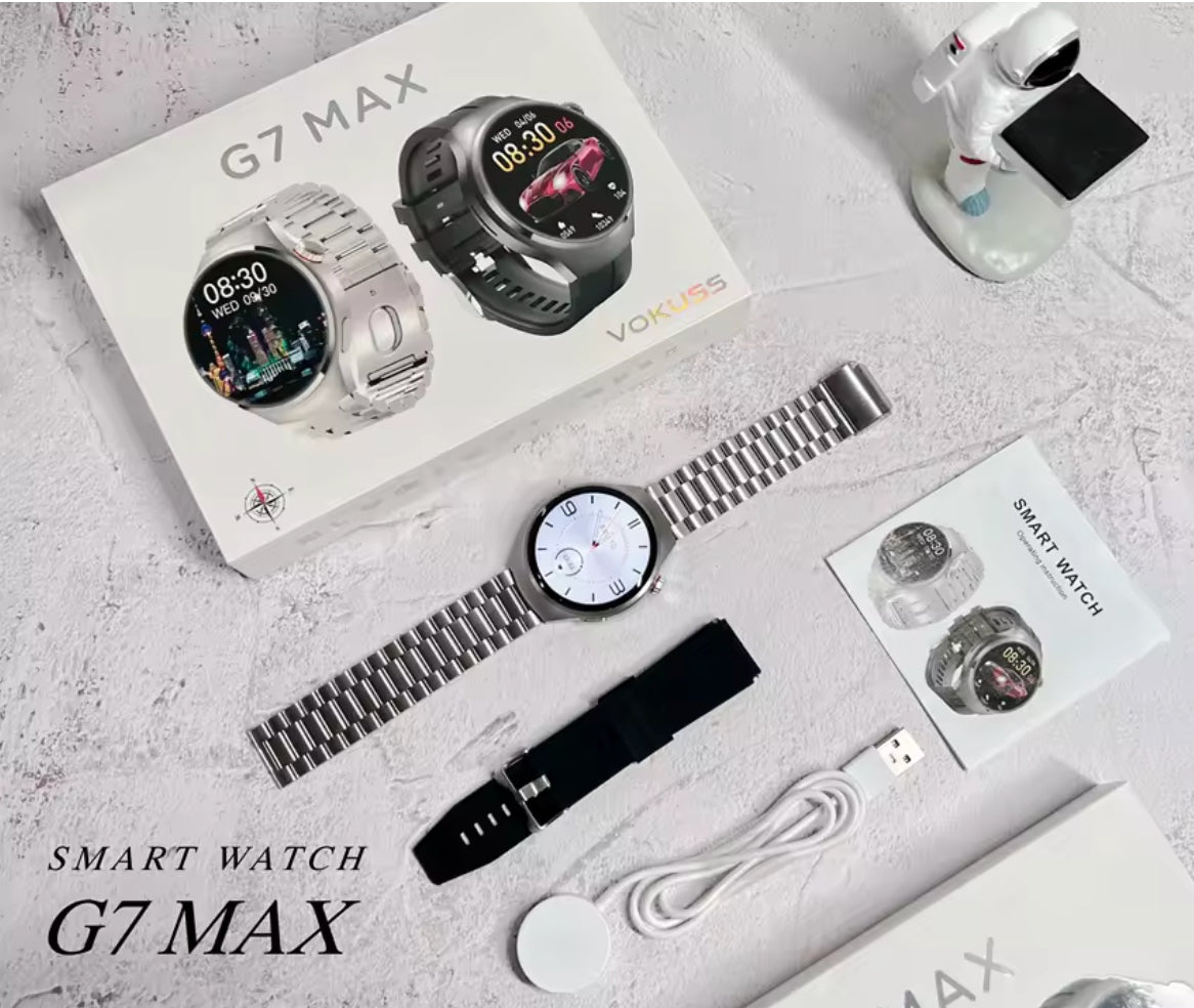 C60-G7 MAX – Montre Intelligente avec Chargement Sans Fil