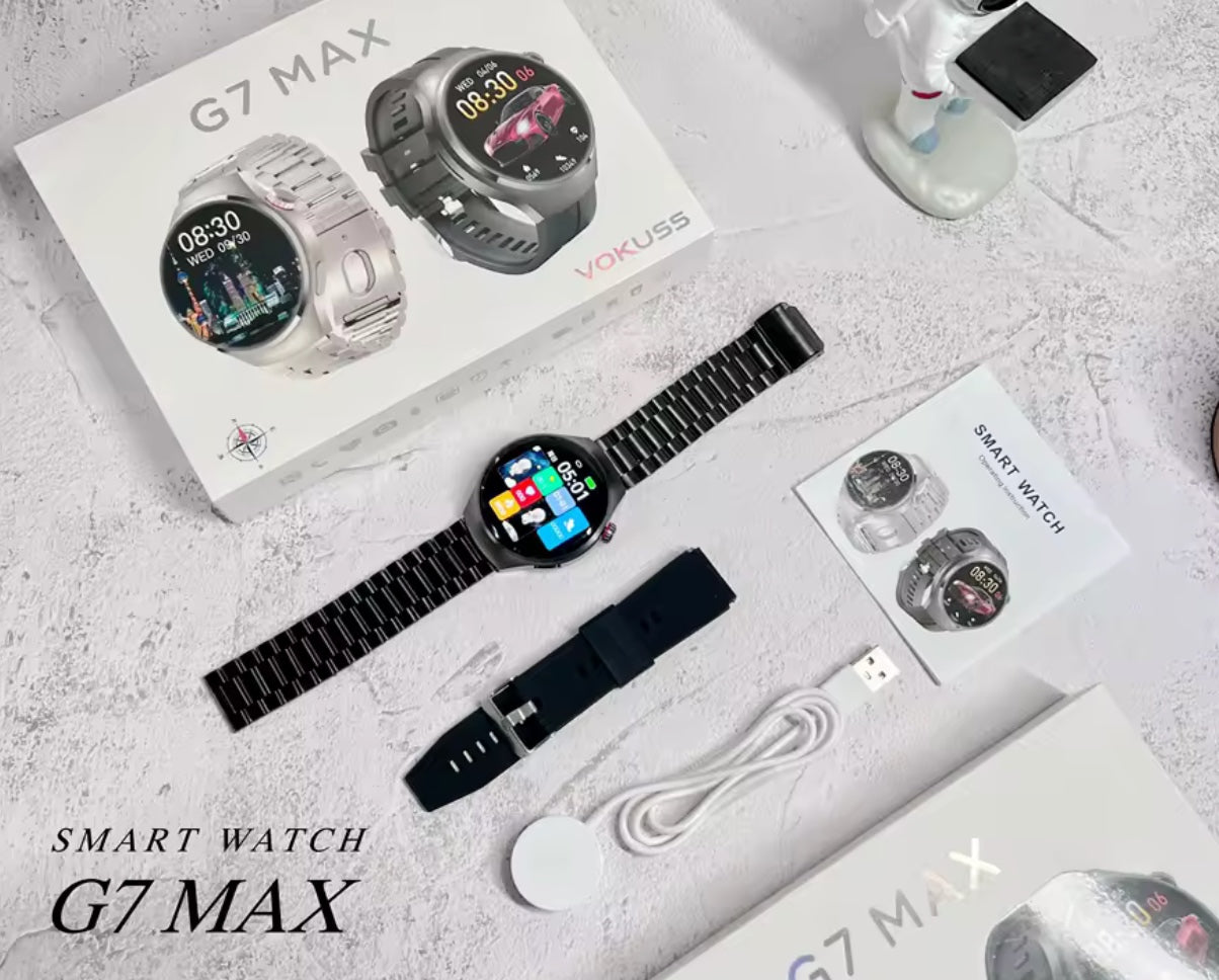 C60-G7 MAX – Montre Intelligente avec Chargement Sans Fil