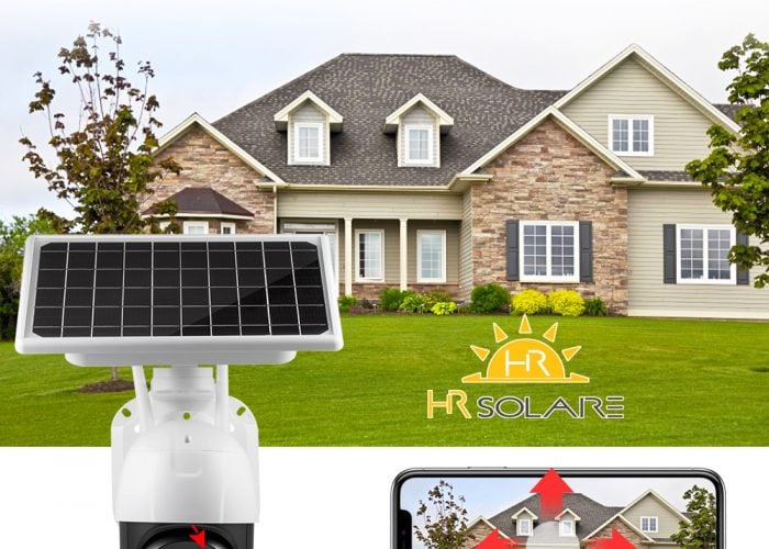 Caméra solaire 4G HD détection de mouvement
