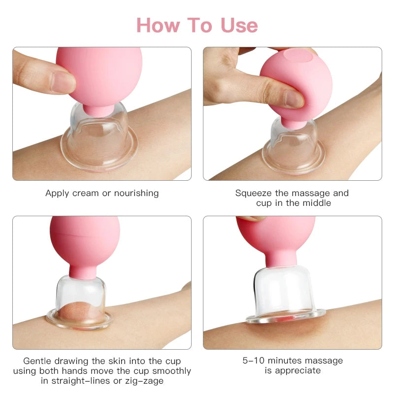 Ventouses de massage الحجامة العلاجية 4 قطع