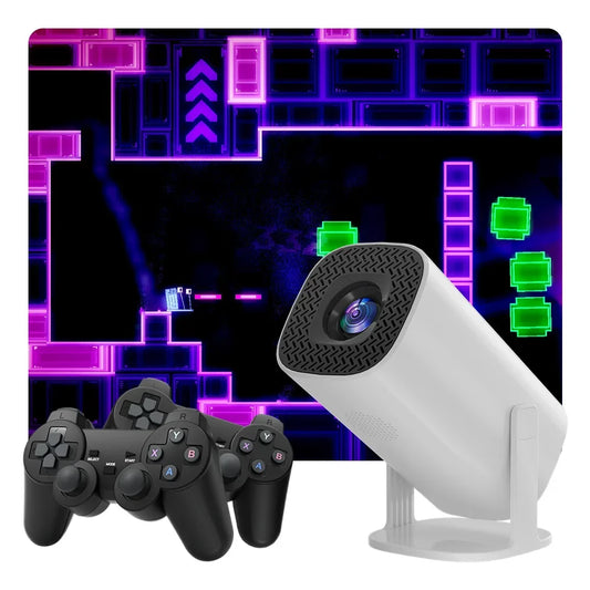 Nouvelle version de jeu transfrontalière projecteur HY300/P30/HY320/S40 4K Android 13 console de jeu haute définition