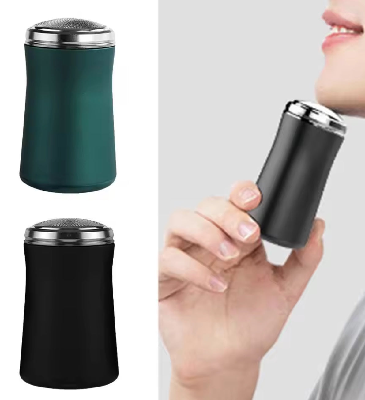 Rasoir Électrique de Poche pour Hommes – Compact, Lavable et Efficace
