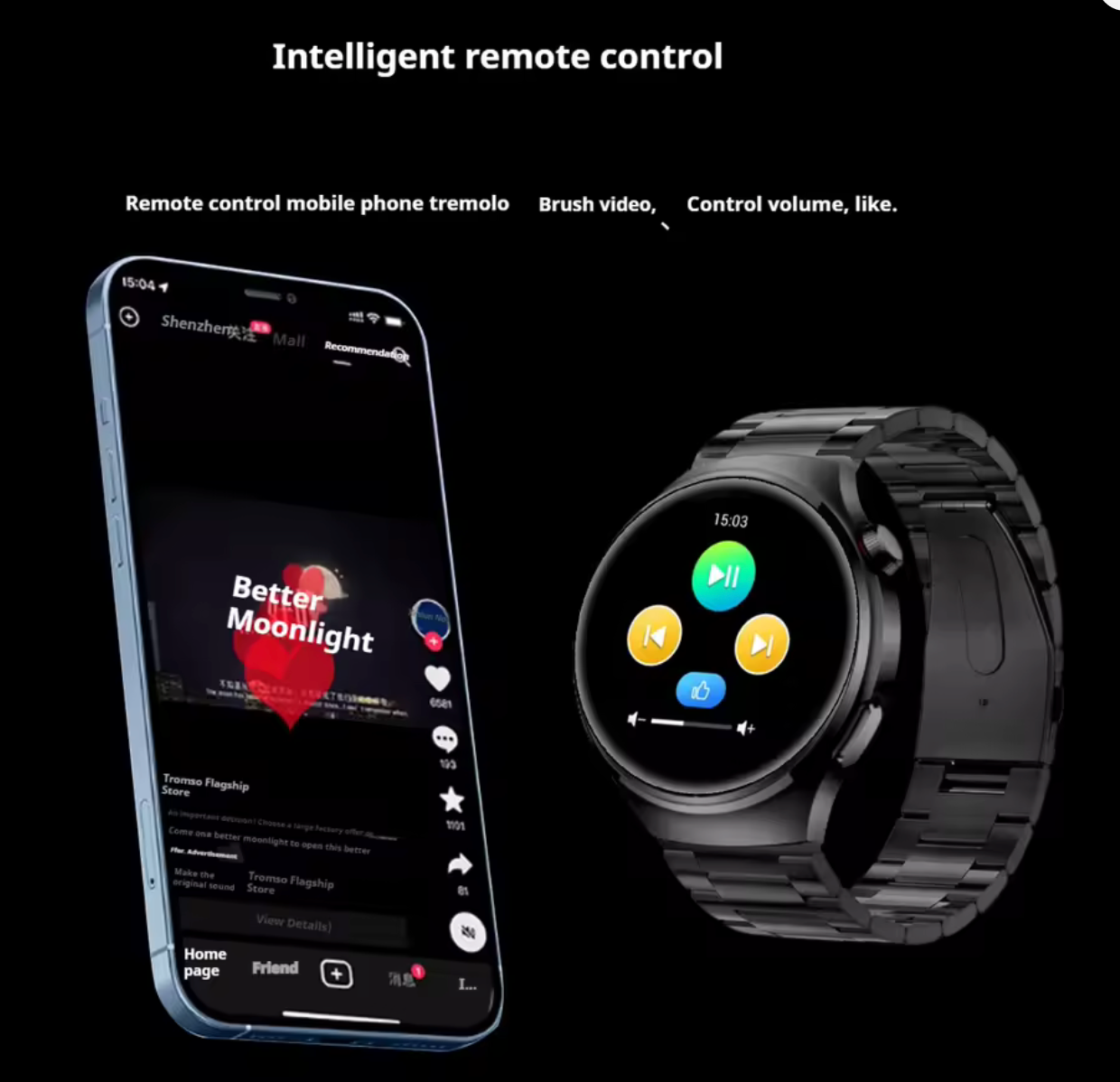 C60-G7 MAX – Montre Intelligente avec Chargement Sans Fil