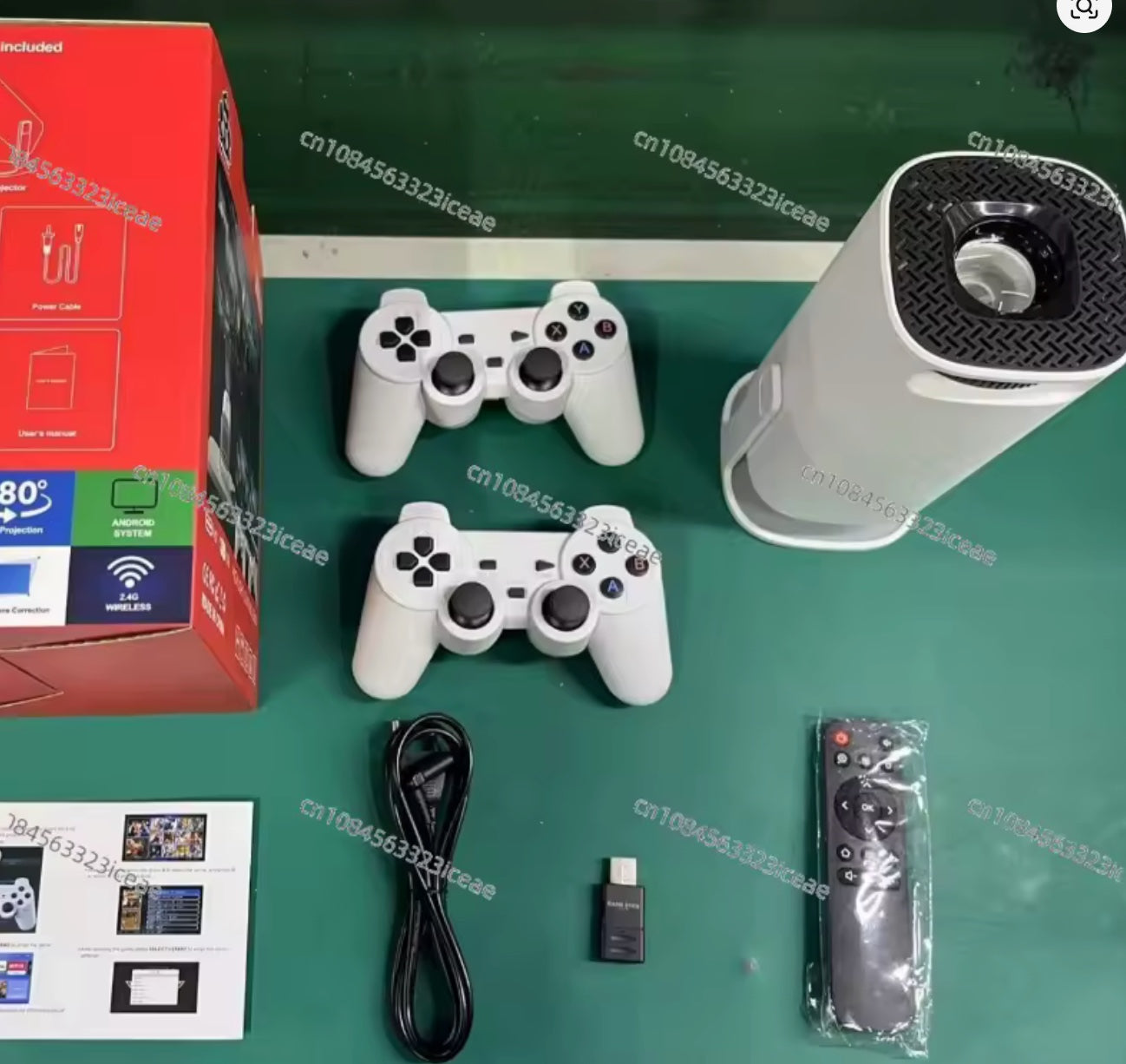 Nouvelle version de jeu transfrontalière projecteur HY300/P30/HY320/S40 4K Android 13 console de jeu haute définition