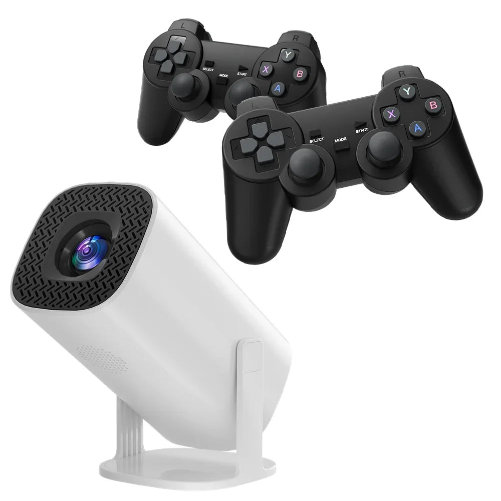 Nouvelle version de jeu transfrontalière projecteur HY300/P30/HY320/S40 4K Android 13 console de jeu haute définition